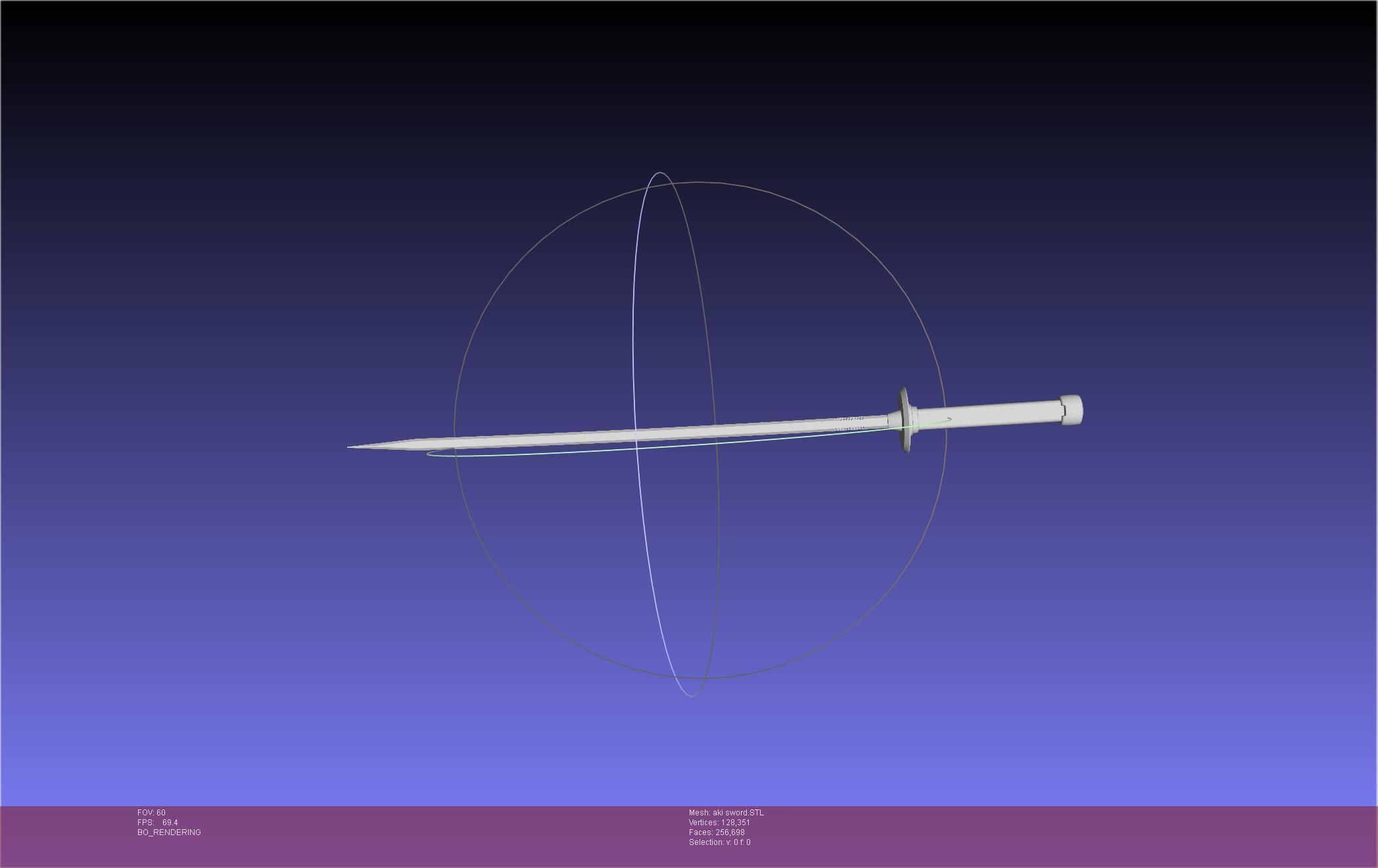 Chainsaw Man Aki Curse Sword Assembly 3D print model_129