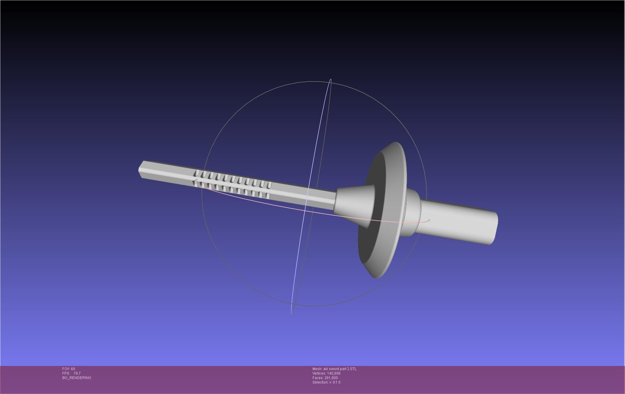 Chainsaw Man Aki Curse Sword Assembly 3D print model_83