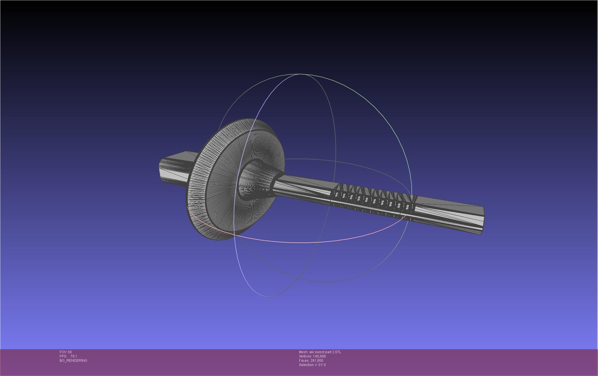 Chainsaw Man Aki Curse Sword Assembly 3D print model_82
