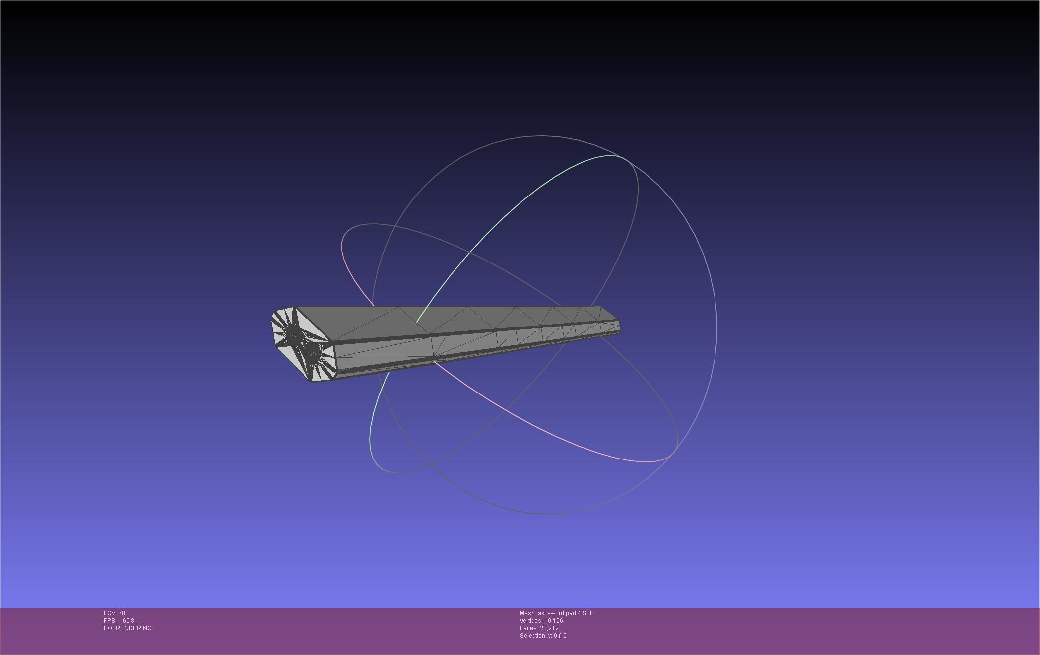 Chainsaw Man Aki Curse Sword Assembly 3D print model_97