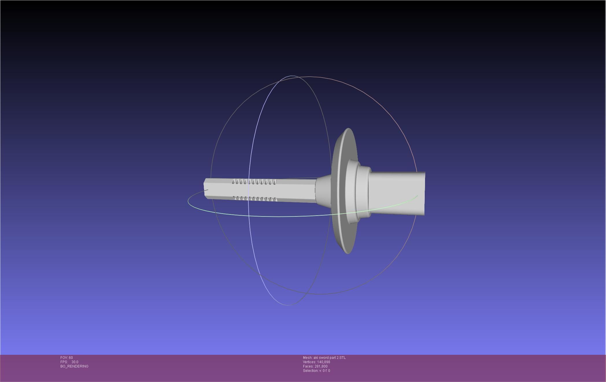 Chainsaw Man Aki Curse Sword Assembly 3D print model_76