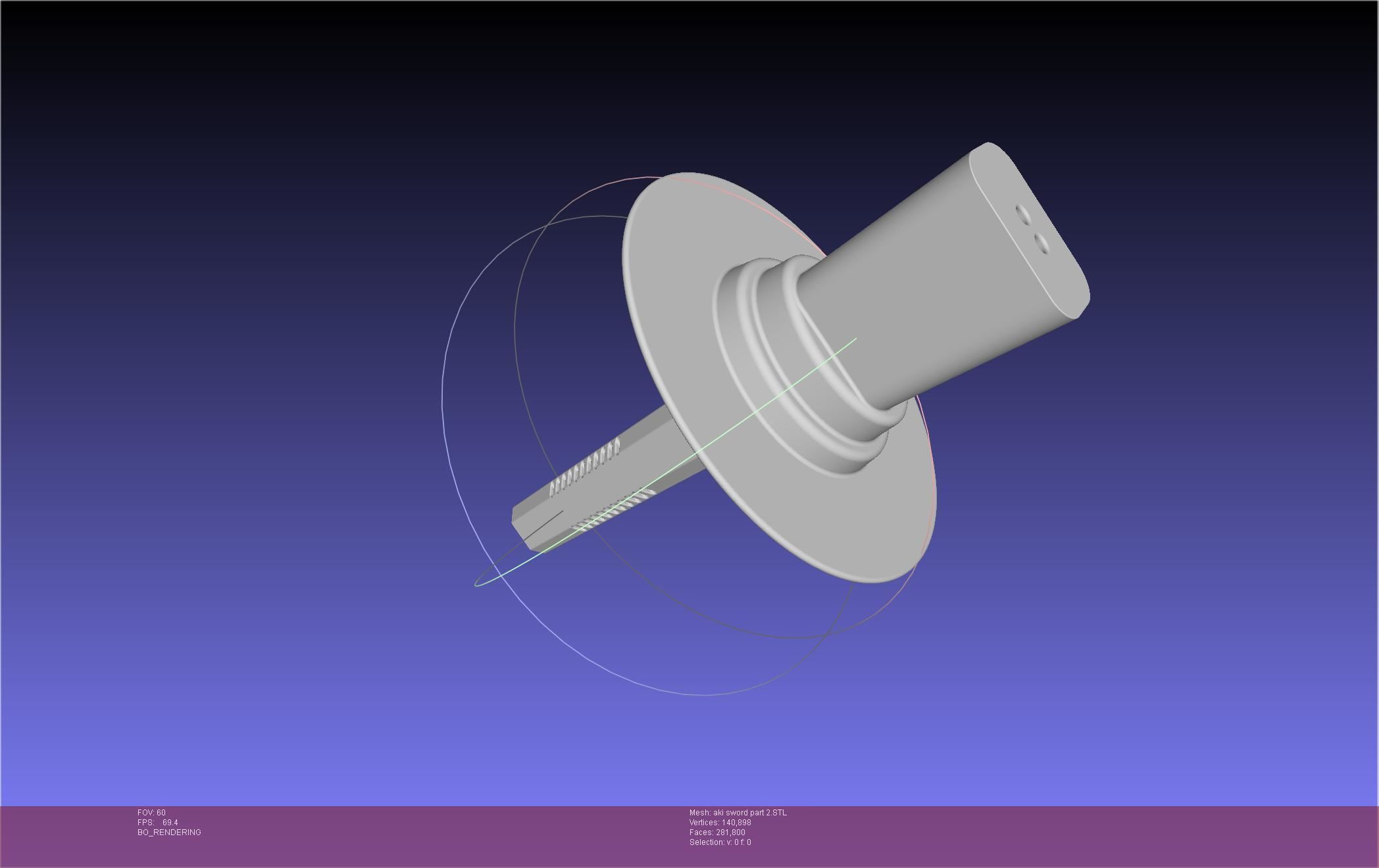 Chainsaw Man Aki Curse Sword Assembly 3D print model_85