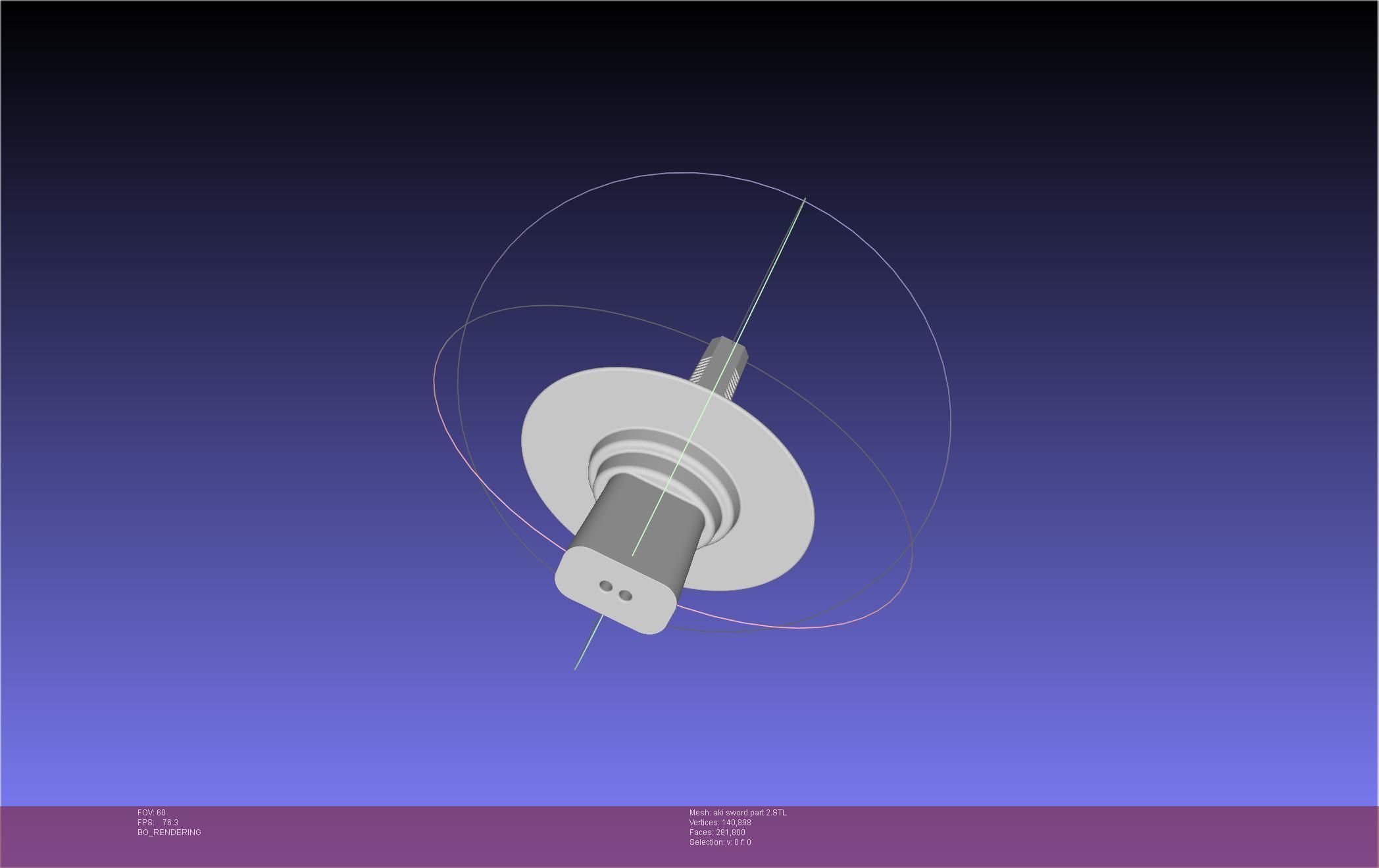 Chainsaw Man Aki Curse Sword Assembly 3D print model_74