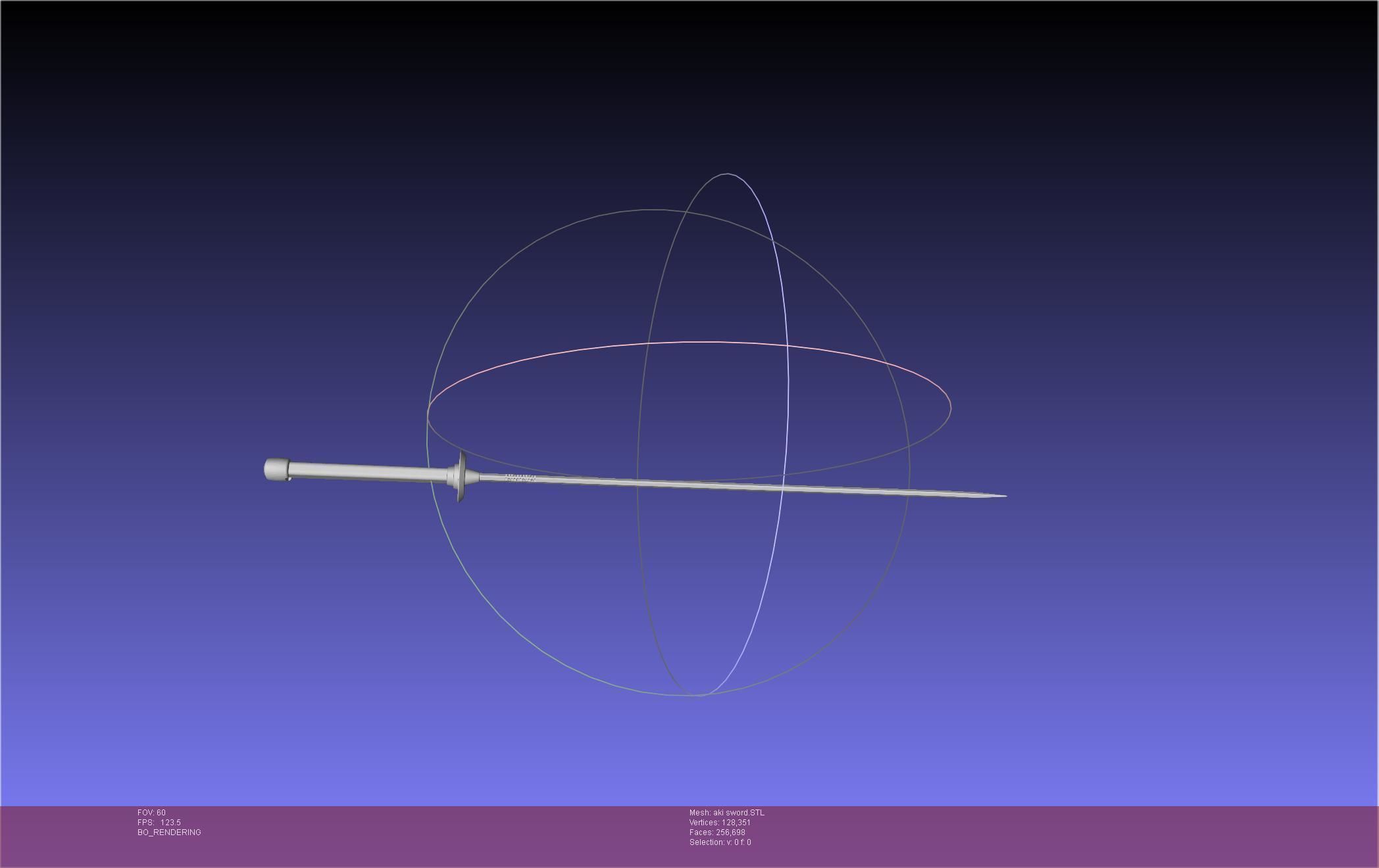 Chainsaw Man Aki Curse Sword Assembly 3D print model_9