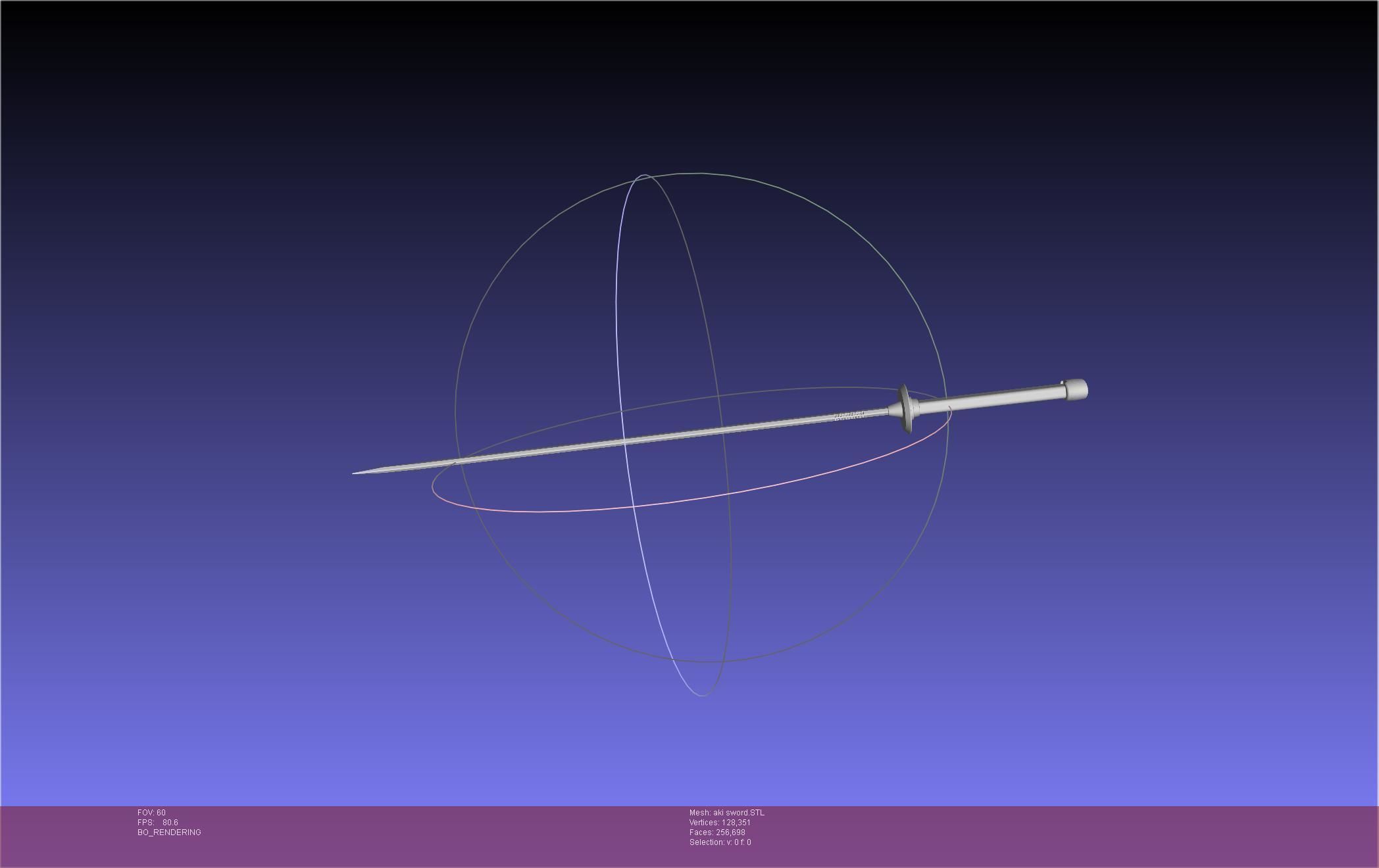 Chainsaw Man Aki Curse Sword Assembly 3D print model_132