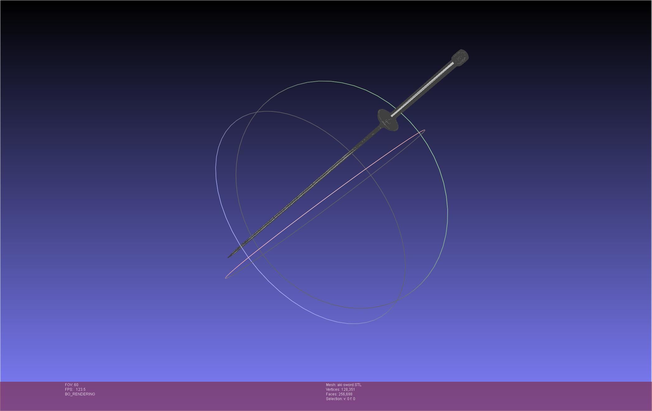 Chainsaw Man Aki Curse Sword Assembly 3D print model_33