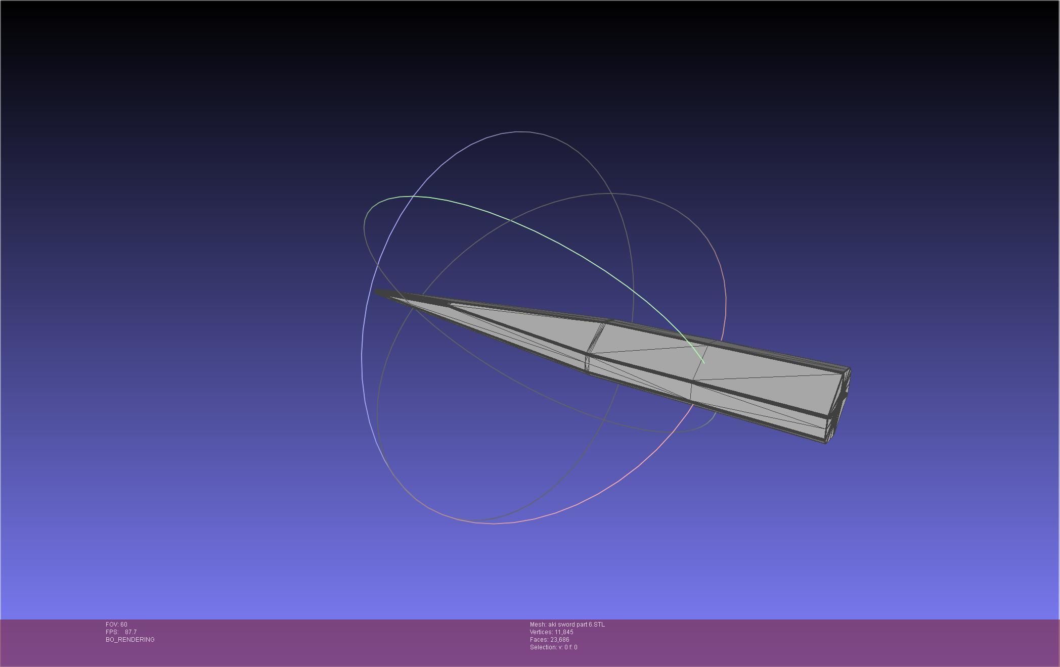 Chainsaw Man Aki Curse Sword Assembly 3D print model_112