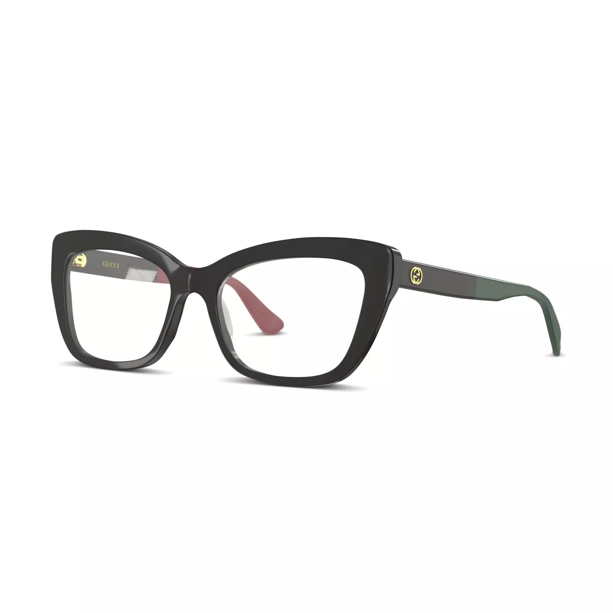 Gucci - GG0165O 006 Glasses Low-poly 3D model_0