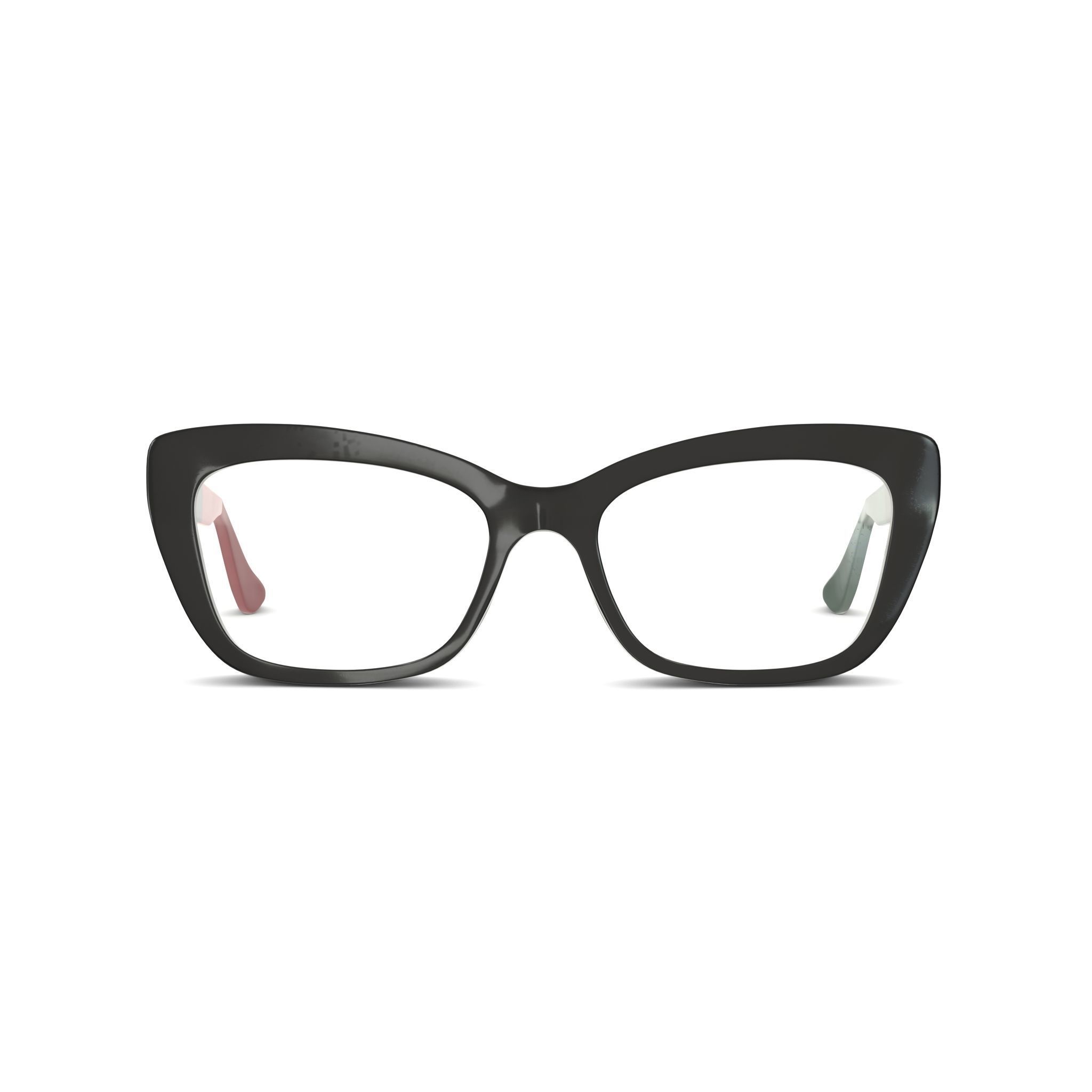 Gucci - GG0165O 006 Glasses Low-poly 3D model_2