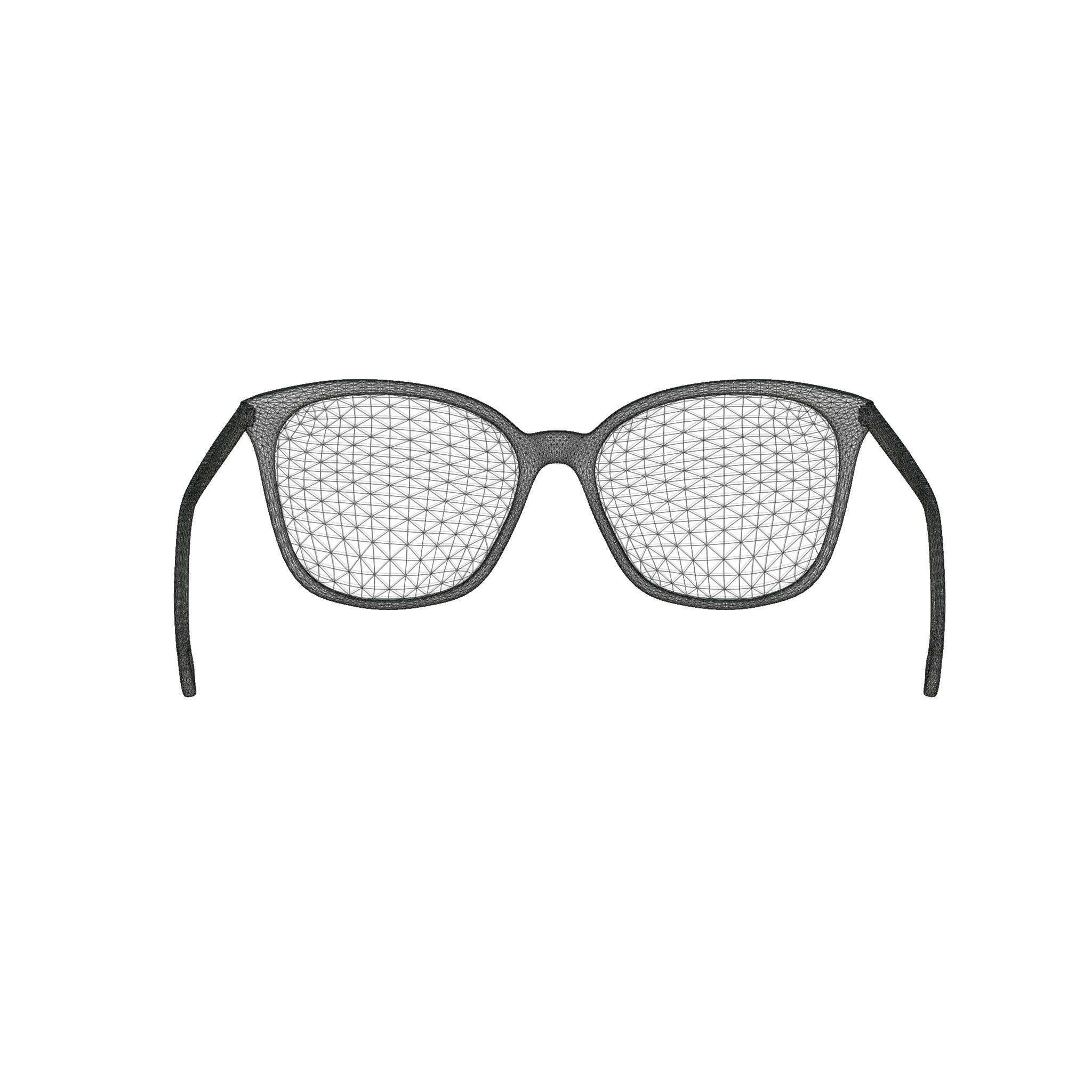 Givenchy - GV 0073 900 Glasses Low-poly 3D model_5