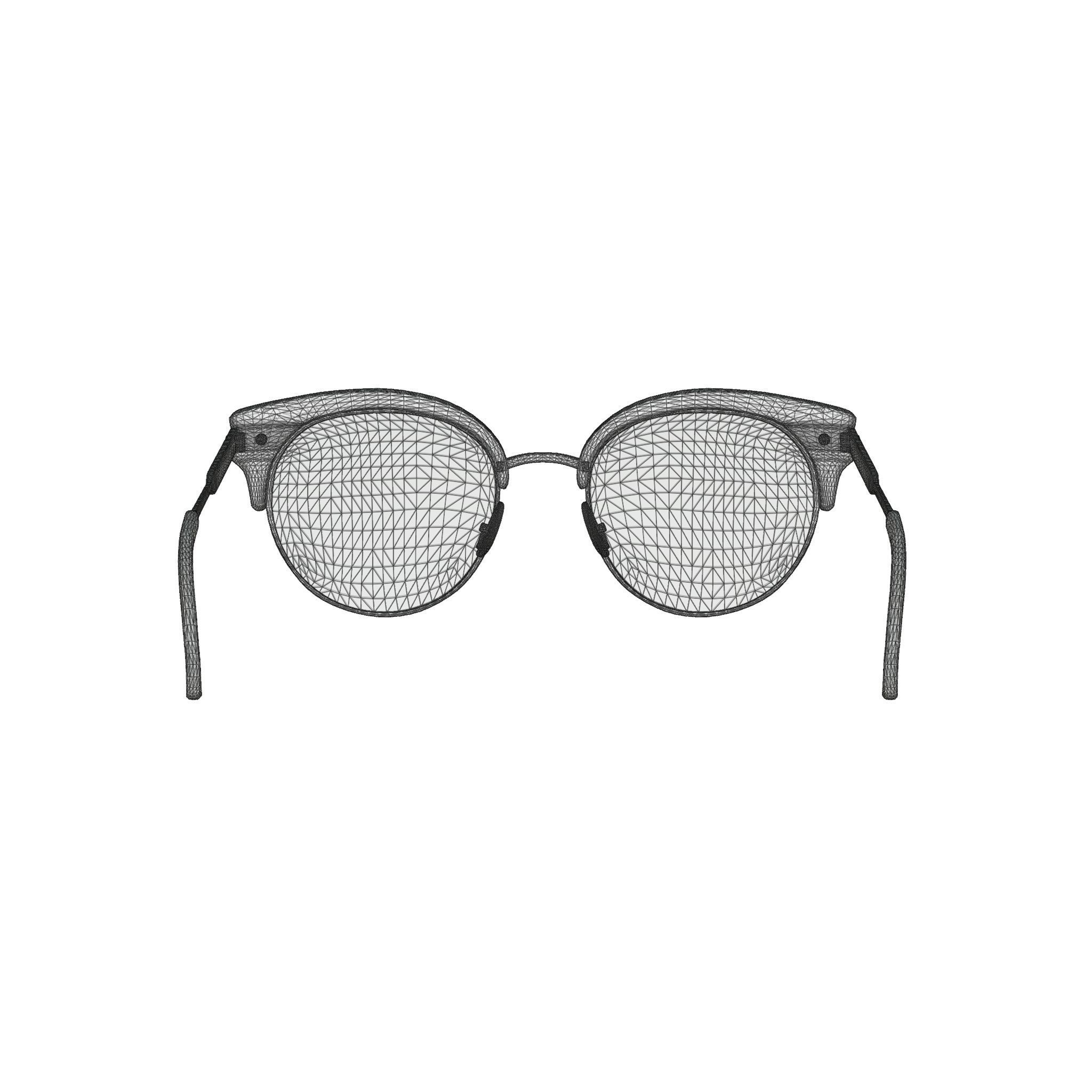 Gucci - GG 0285O 003 Glasses Low-poly 3D model_6