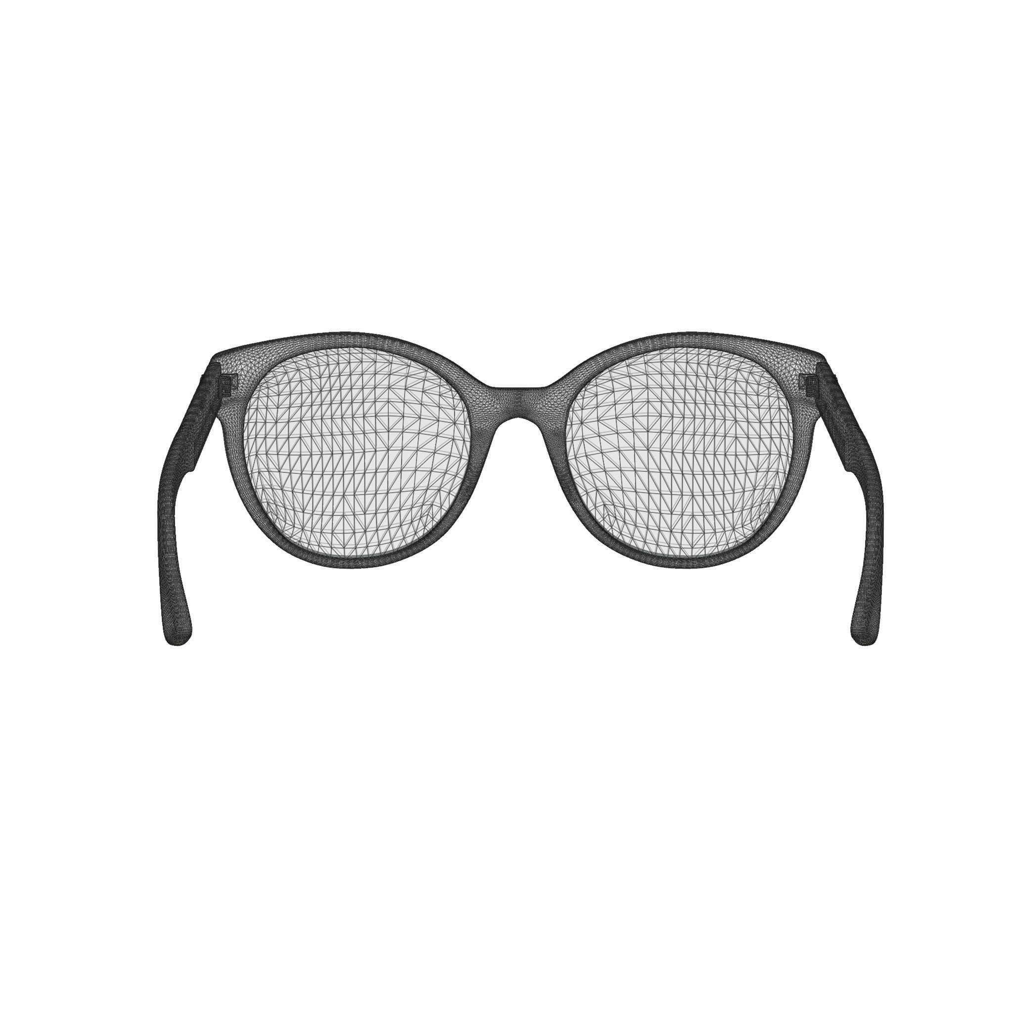 Gucci - GG 0035S 001 5422 Sunglasses Low-poly 3D model_5