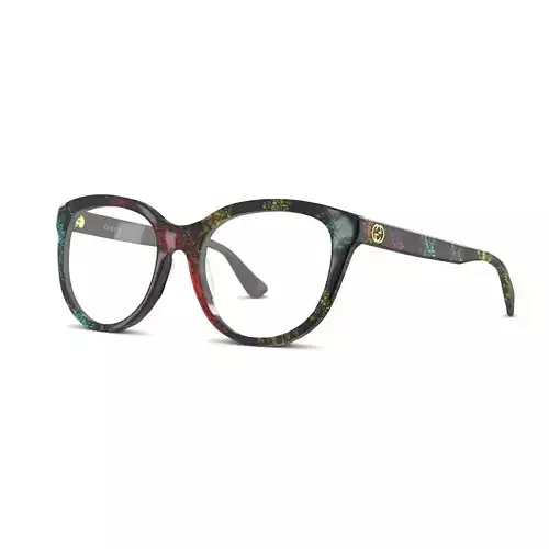 Gucci - GG0329O 003 Glasses Low-poly 3D model