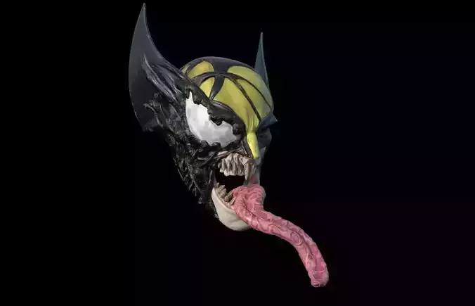 Wolverine Venom Cowl 3d Digital download 3D print model