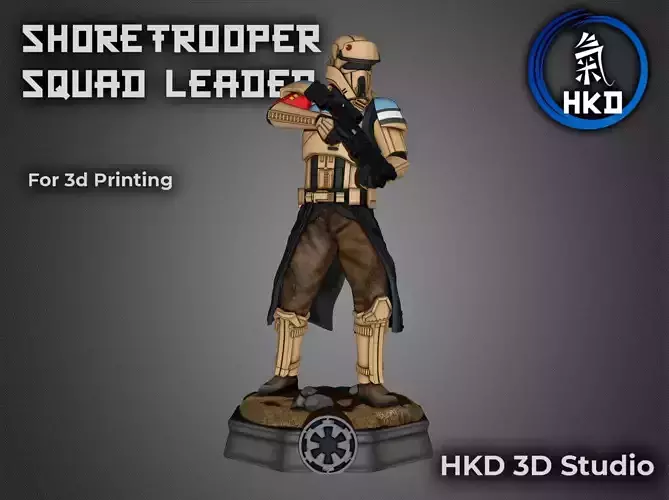 Shore trooper Squad leader Fan art Star wars 3D print model