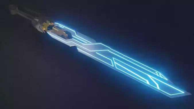 StarSaber Sword 3D model