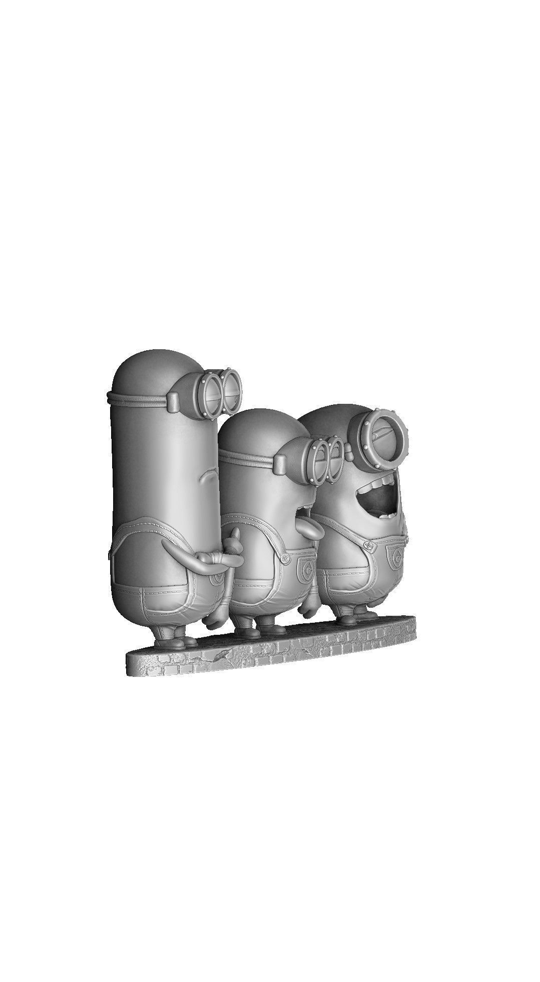 MINIONS FOR 3D PRINT STL OBJ 3D print model_12