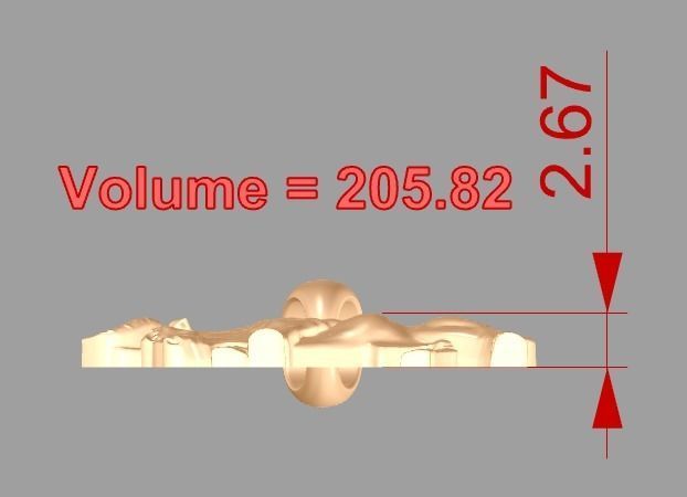 Taurus Pendant 3D print model_8