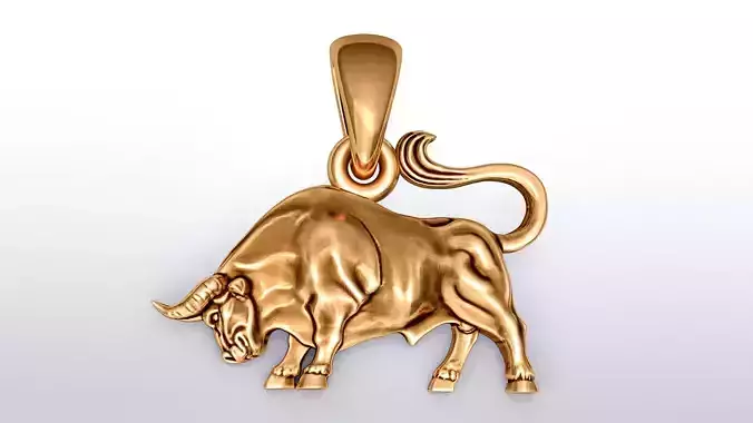 Taurus Pendant 3D print model