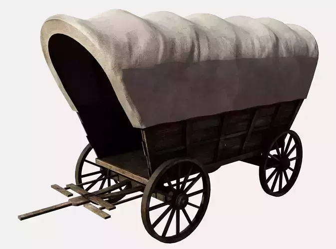 wooden cart 