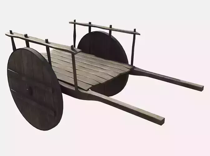 wooden cart 