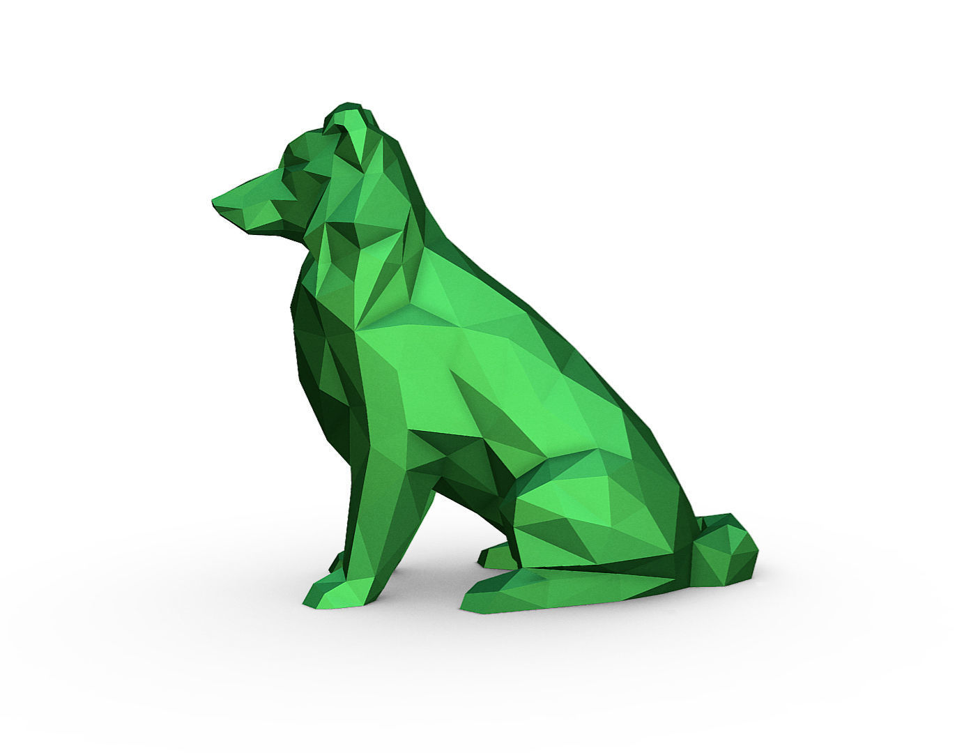 Shetland Shepherd  3D print model_1