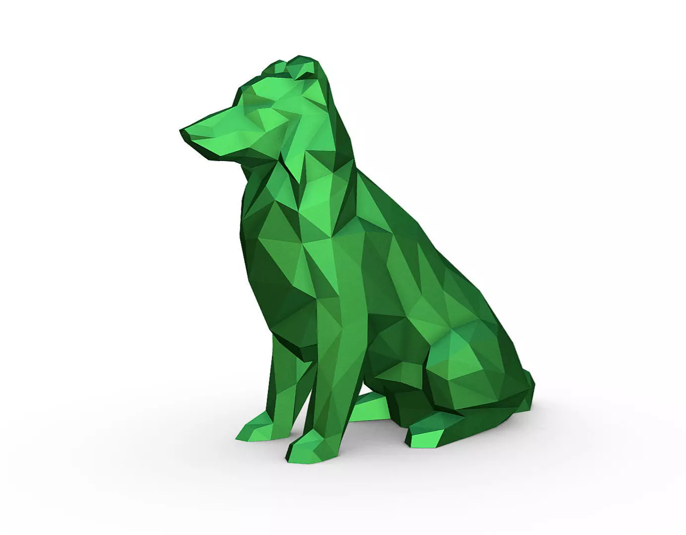 Shetland Shepherd  3D print model_0