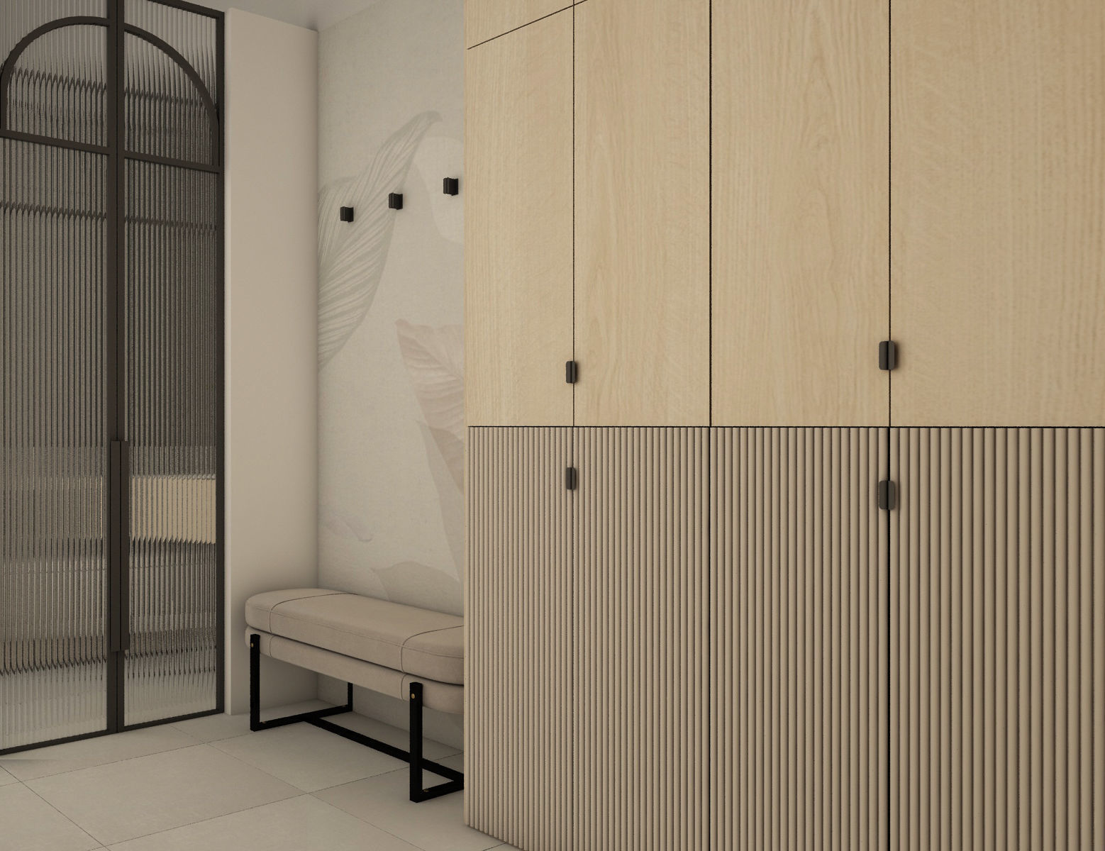 Modern Pilates Studio Interior Scene 3d Model 3D model_8