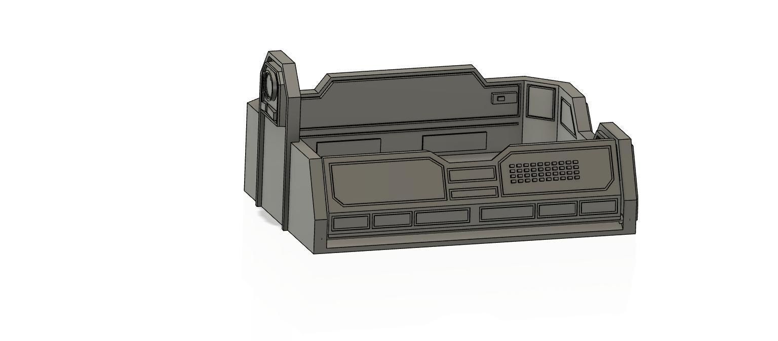 Andor B2EMO droid 3D print model and power place 3D print model_2