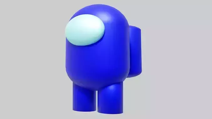 amogus Low-poly 3D model