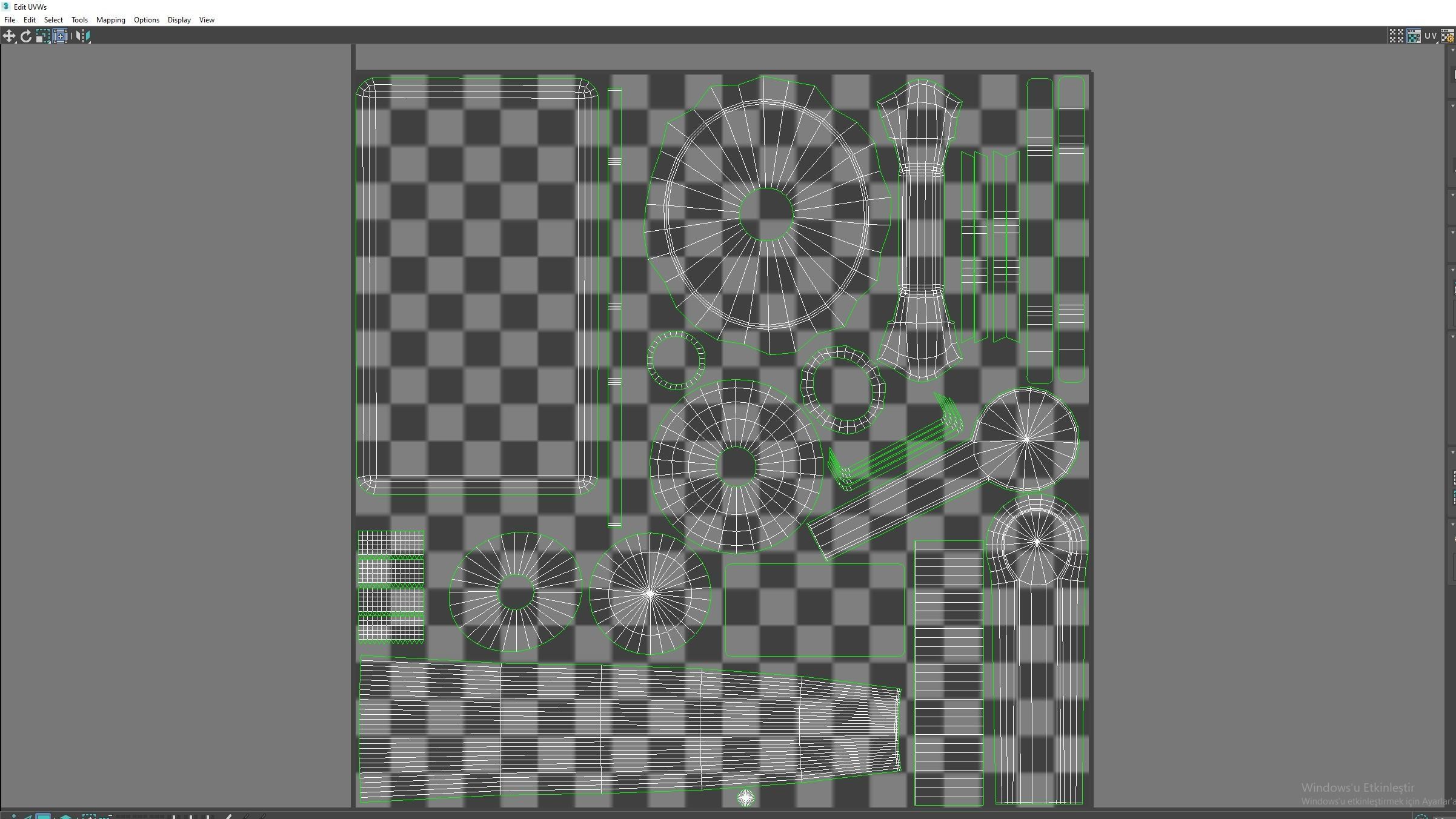 Medieval Torch  Low-poly 3D model_10