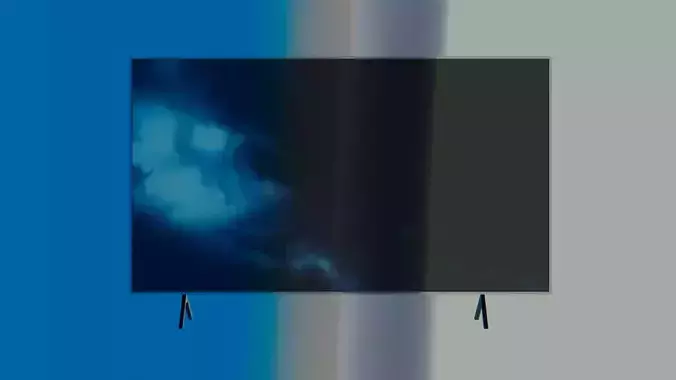 TV with PictureMotion and Sound 3D model