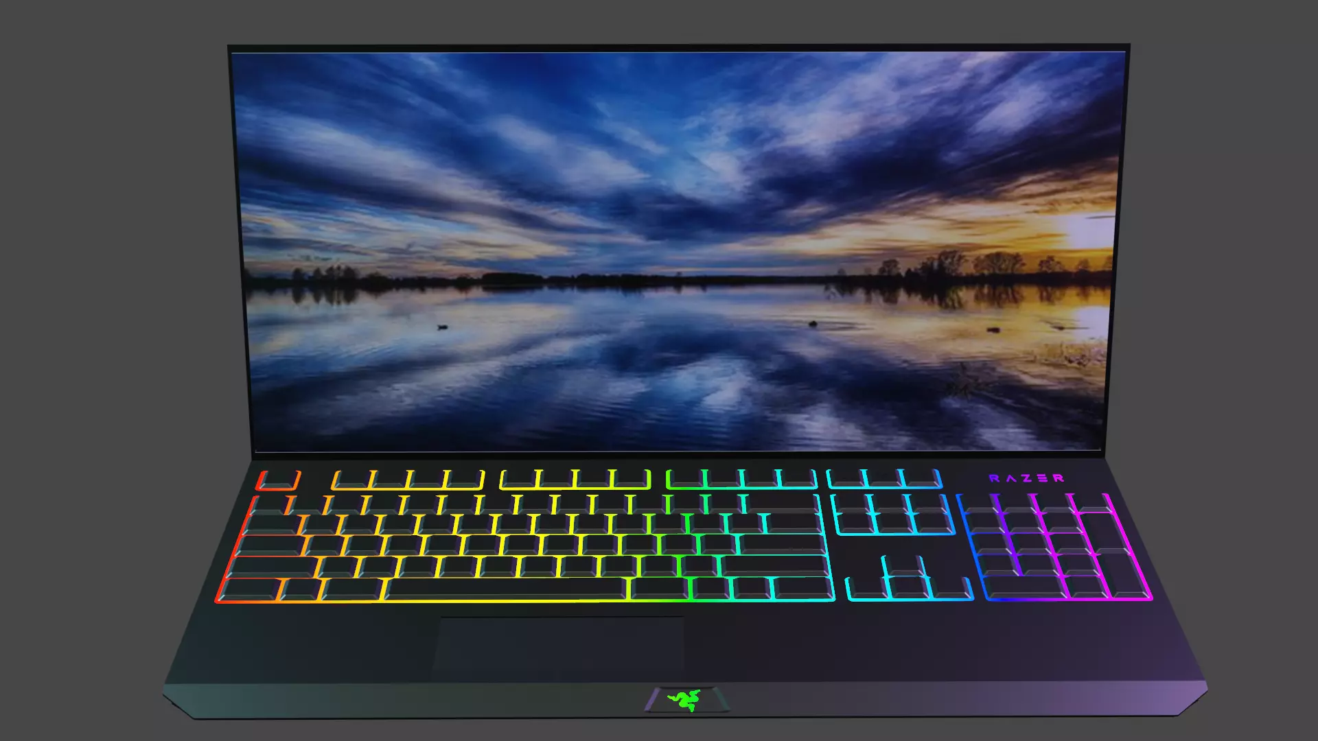 Razor Gaming laptop Free 3D model