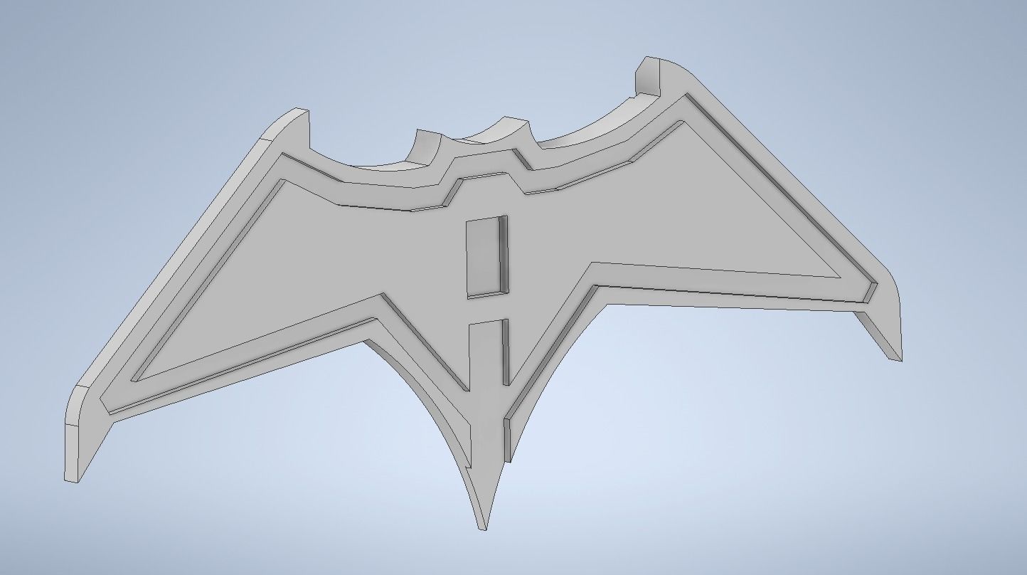 Batman Wall Logo 3D print model_3