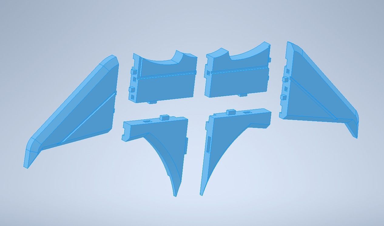 Batman Wall Logo 3D print model_4