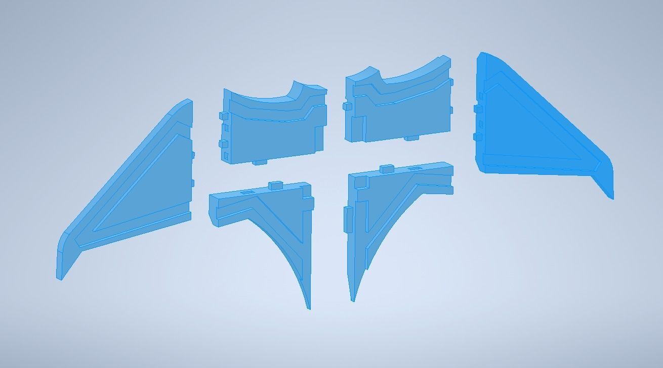 Batman Wall Logo 3D print model_5