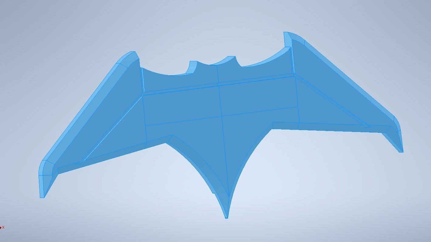 Batman Wall Logo 3D print model_6