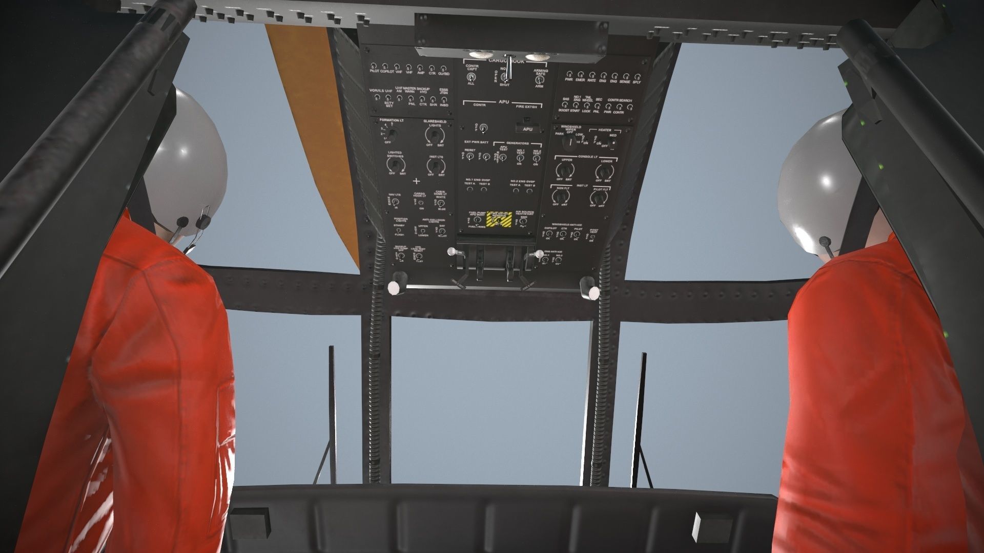 Sikorsky MH-60T Jay Hawk Complex Animation Low-poly 3D model_20