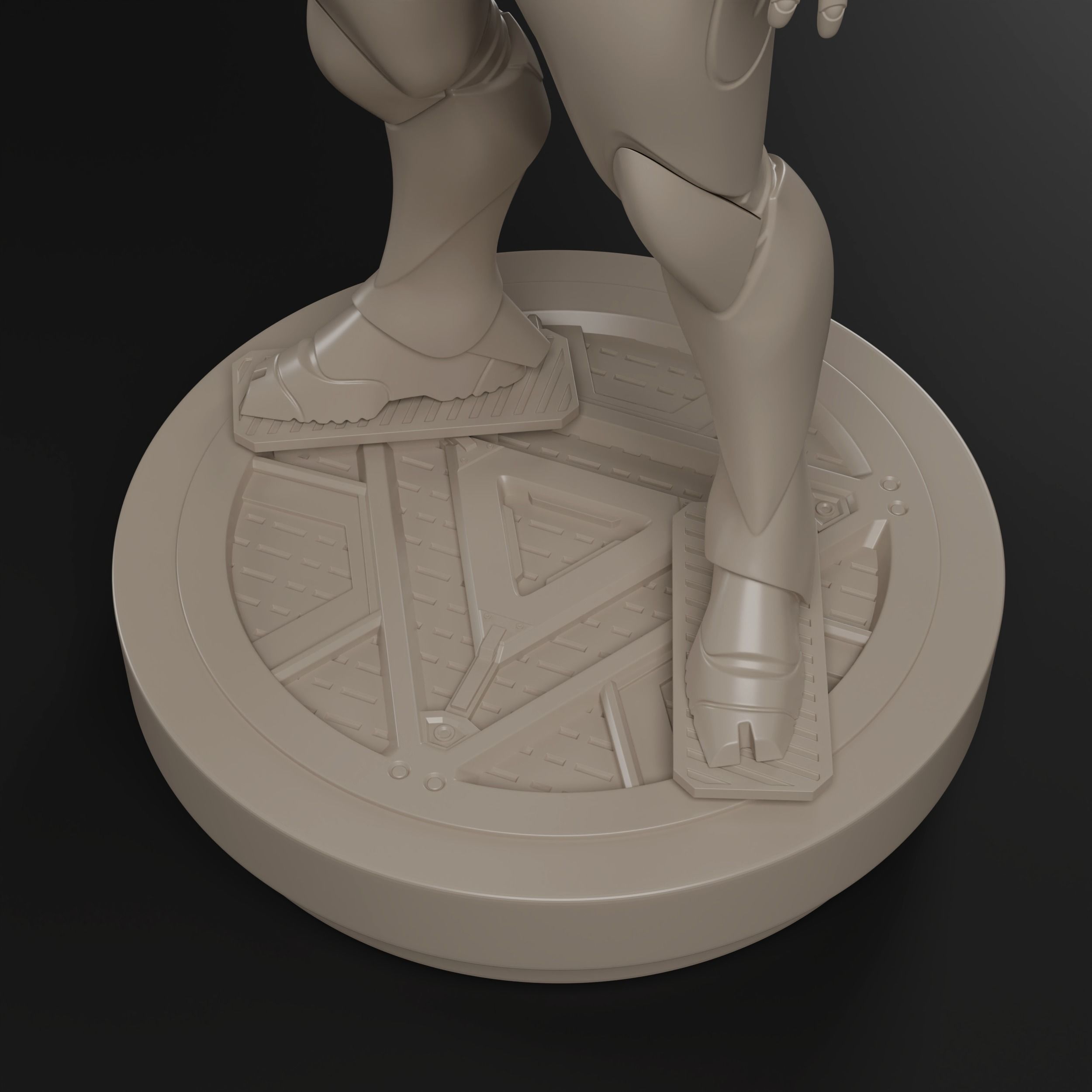 Iron man Extremis armor 3D print fan-art statue 3D print model_12