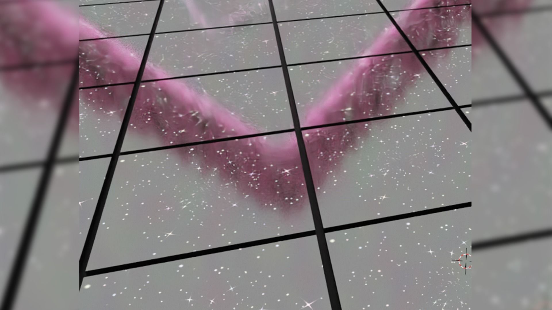 Fairy Glass Walkway decorated with Flowers 3D model_9