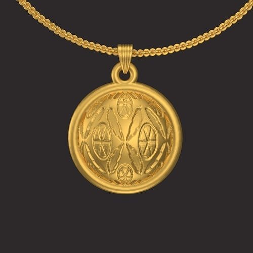 Dome Pendant Jewellery PDJSP18 3D print model