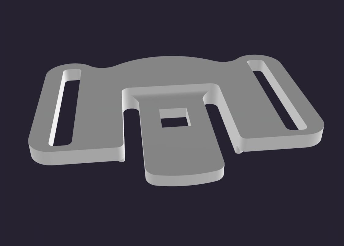 HEADSET RACAL COBRA RA3185 MOUNT 3D PRINT 3D print model_1