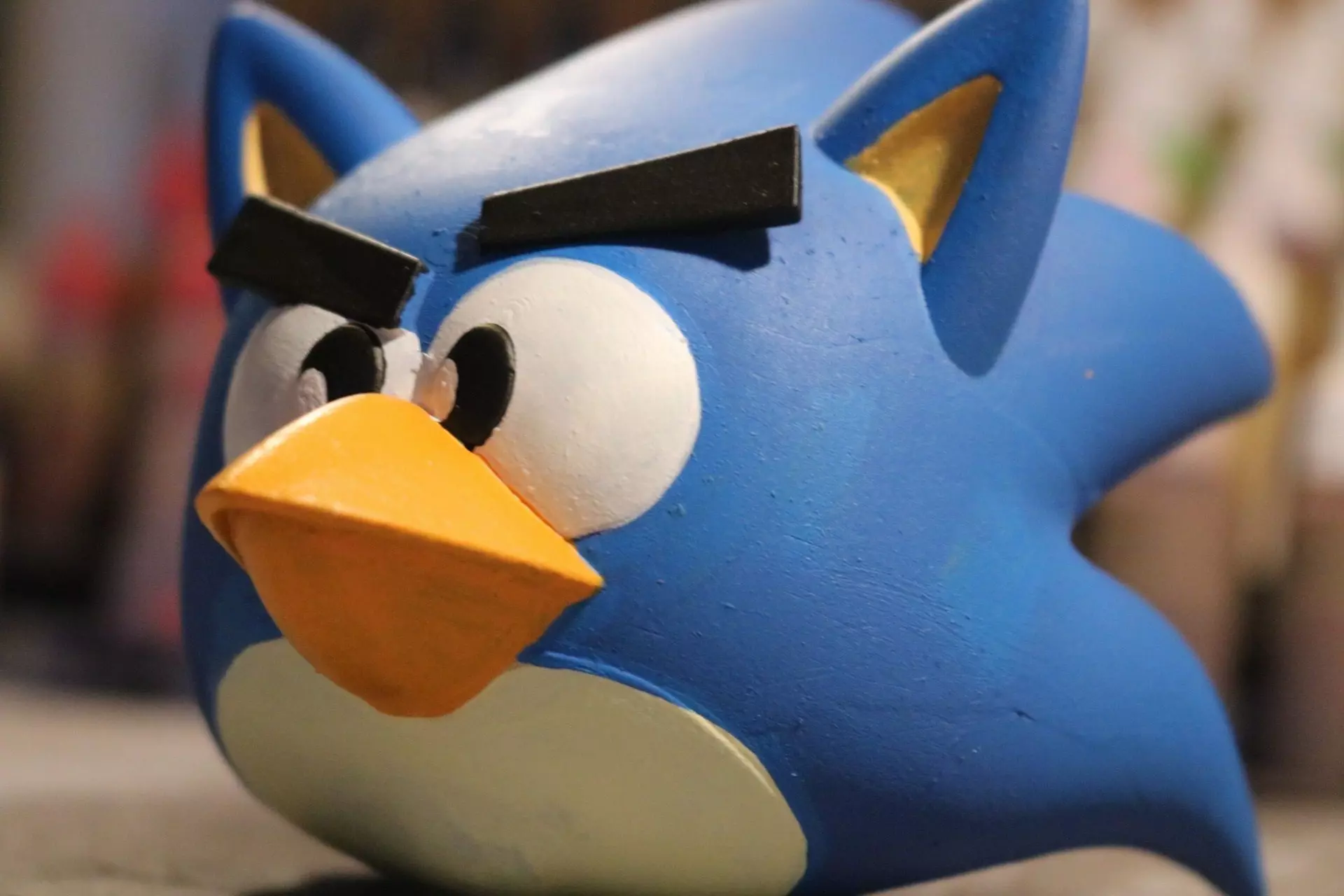 Angry Sonic Bird 3D print model