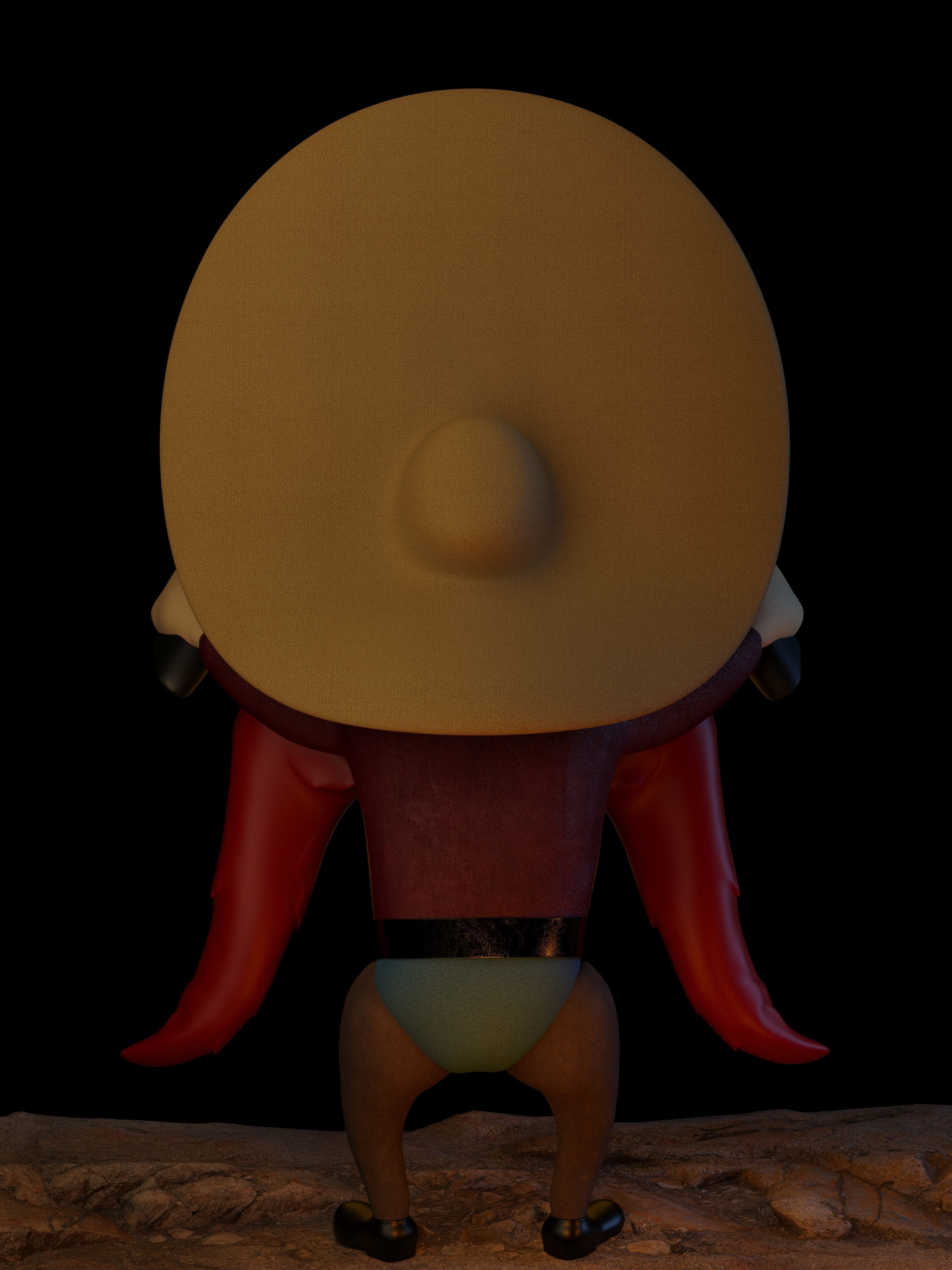 Yosemite Sam 3d Print Modelling 3D print model_2
