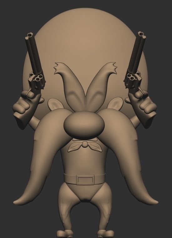 Yosemite Sam 3d Print Modelling 3D print model_5
