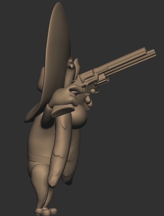 Yosemite Sam 3d Print Modelling 3D print model_6