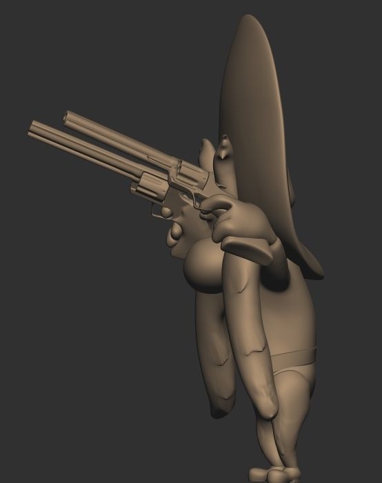 Yosemite Sam 3d Print Modelling 3D print model_7