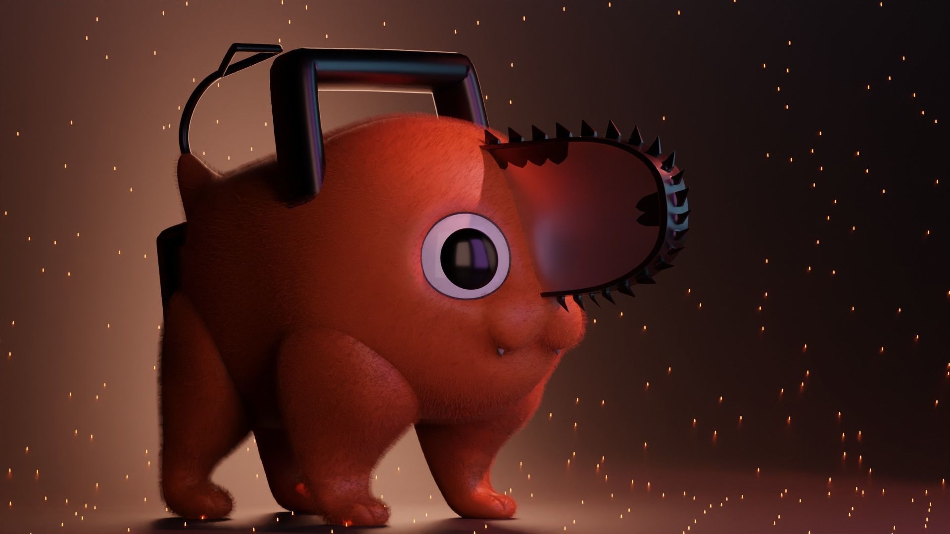 Pochita ready to print 3D print model_3