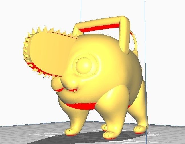 Pochita ready to print 3D print model_1