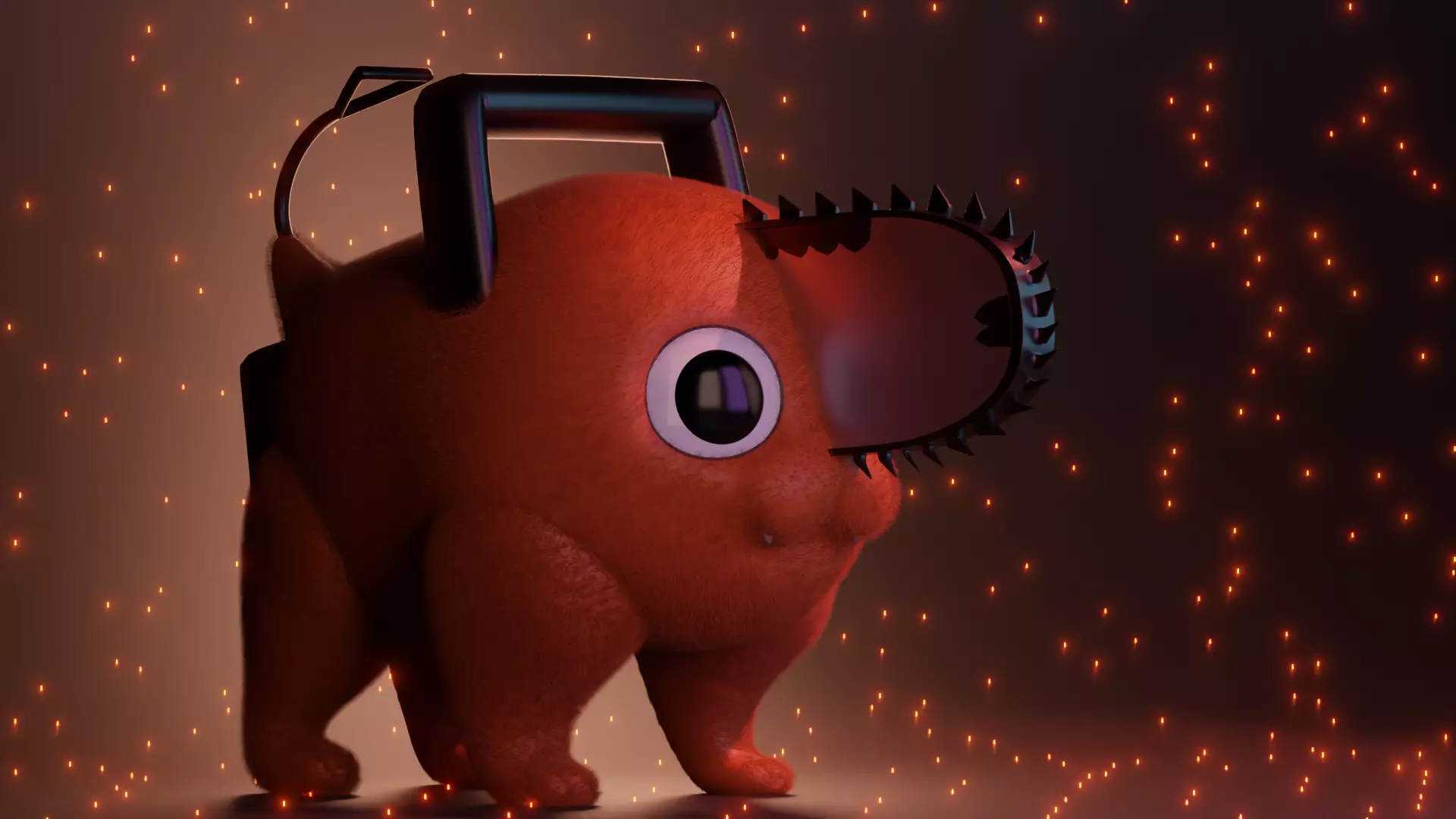 Pochita ready to print 3D print model_0